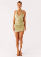 Panama Mini Dress - Lime