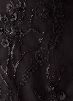 Overload Beaded Mini Skirt - Black
