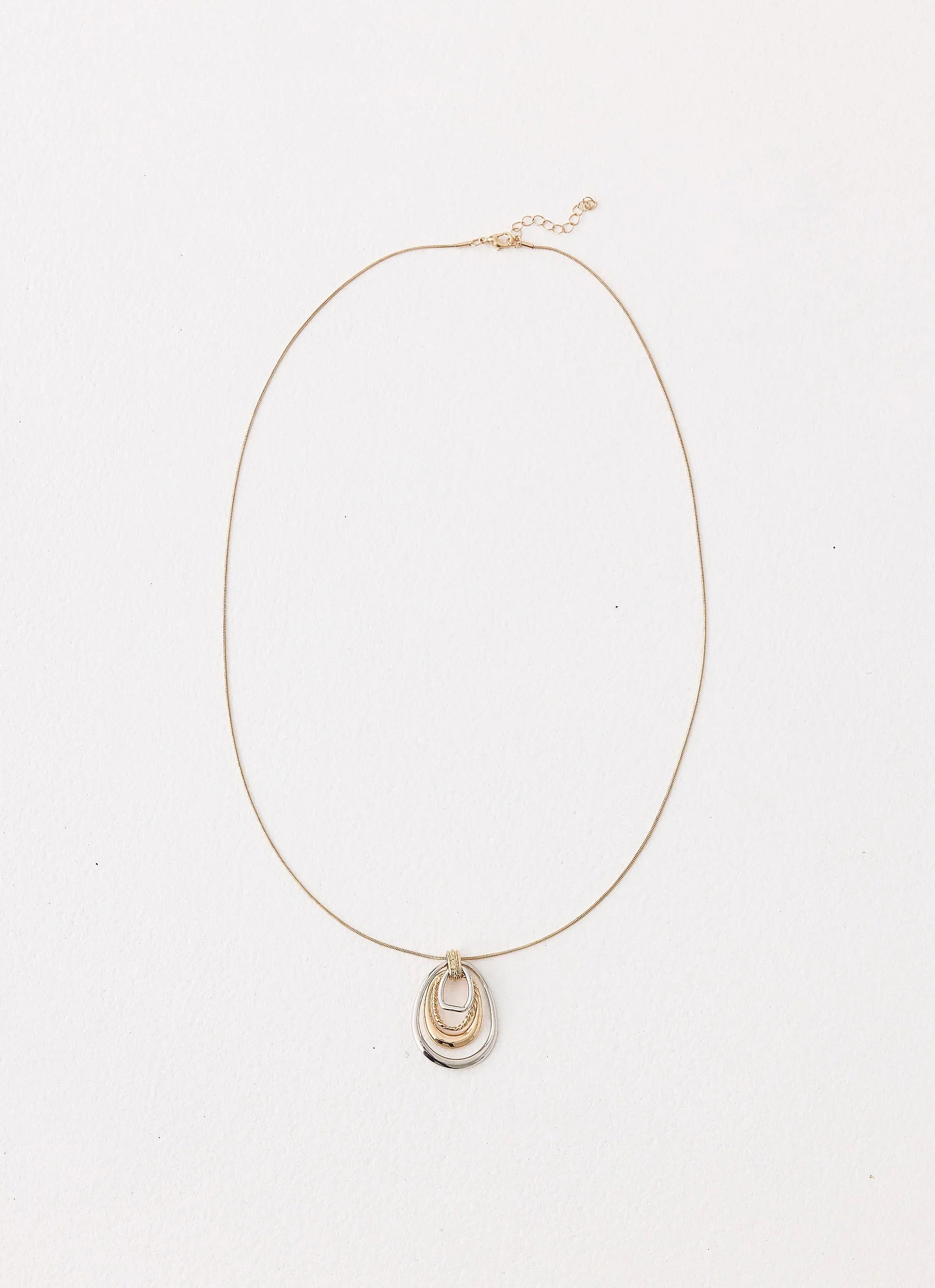 On The Low Necklace - Two Tone