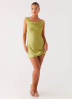 Tiegan Mini Dress - Lime