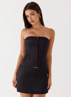 All My Ladies Low Rise Mini Skirt - Black