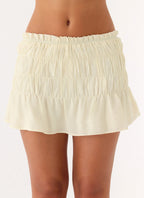 Ellia MinI Skirt - Ivory