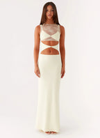 Imperial Maxi Dress - Yellow