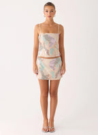 Elyna Beaded Top - Swirl Sequin
