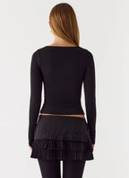 Skyler Mini Skort - Black