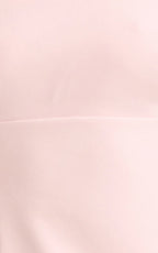 Mae Midi Dress - Resin O Ring Fitted Dress in Pink