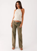 Bennie Halter Top - Ivory