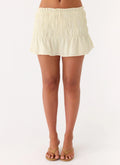 Ellia MinI Skirt - Ivory