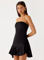 Luna Night Mini Dress - Black
