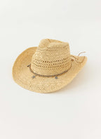Late Checkout Cowboy Hat - Natural