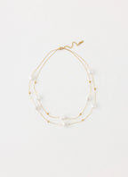 Serena Pearl Necklace - Pearl/Gold