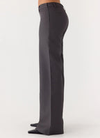 Hot as Ice Low Rise Pants - Grey