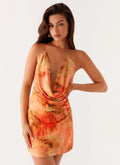 Bohemian Bliss Mesh Mini Dress - Sunset Kisses