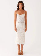 Crystal Clear Lace Top - Ivory