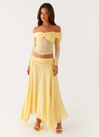 Kirrabilli Midi Skirt - Yellow