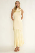Veyla Shoulder Sash Maxi Dress Butter