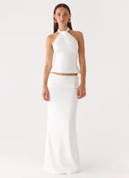 Rosanna Maxi Skirt - White