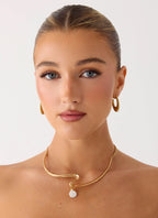 Lumen Choker Necklace - Gold