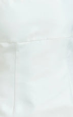 Alegra Mini Dress - Square Neck Fit And Flare Dress in Ivory