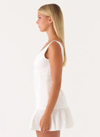 Gretel Mini Dress - White