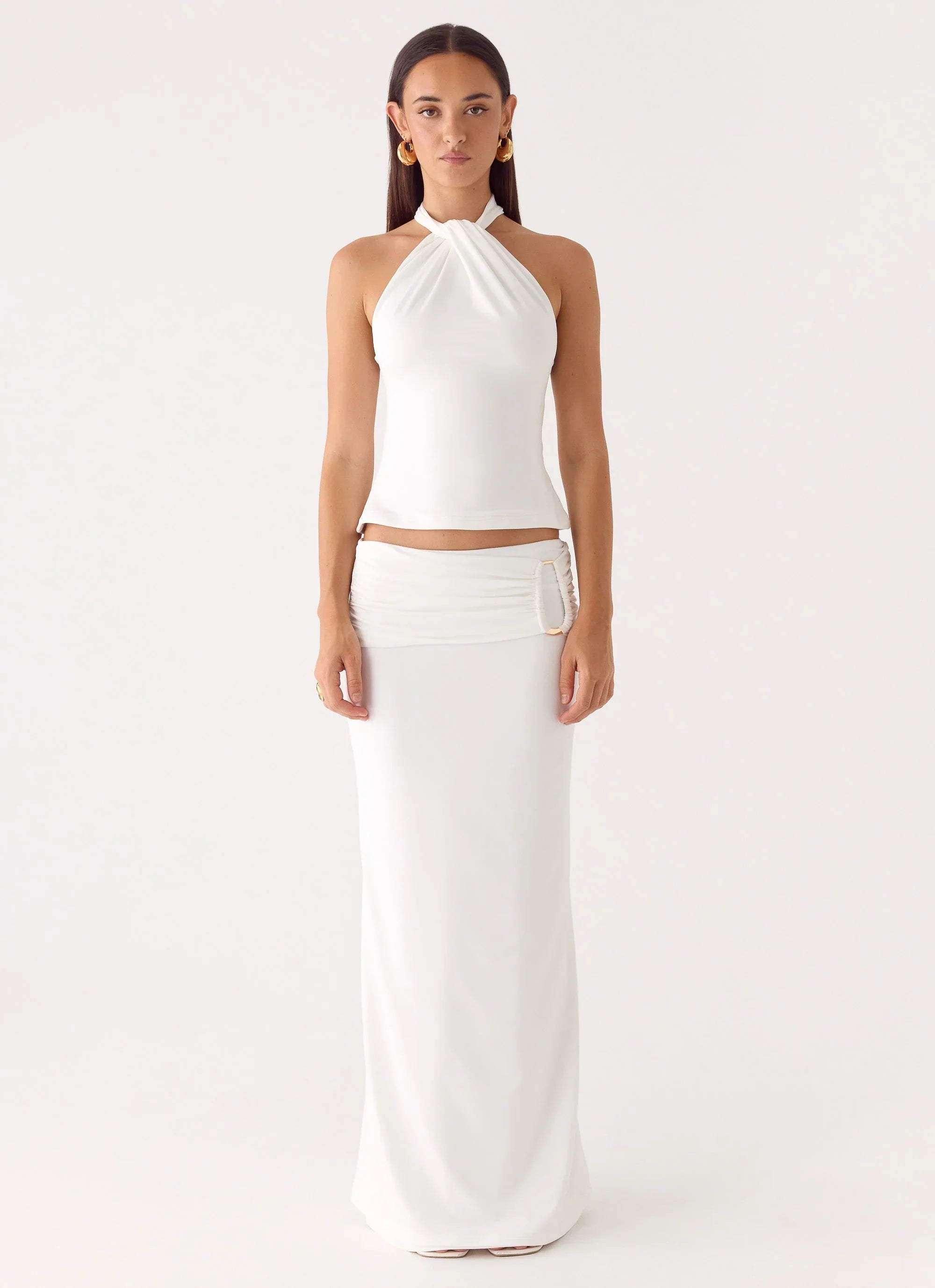 Rosanna Maxi Skirt - White