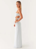 Anetta Maxi Dress - Pale Blue