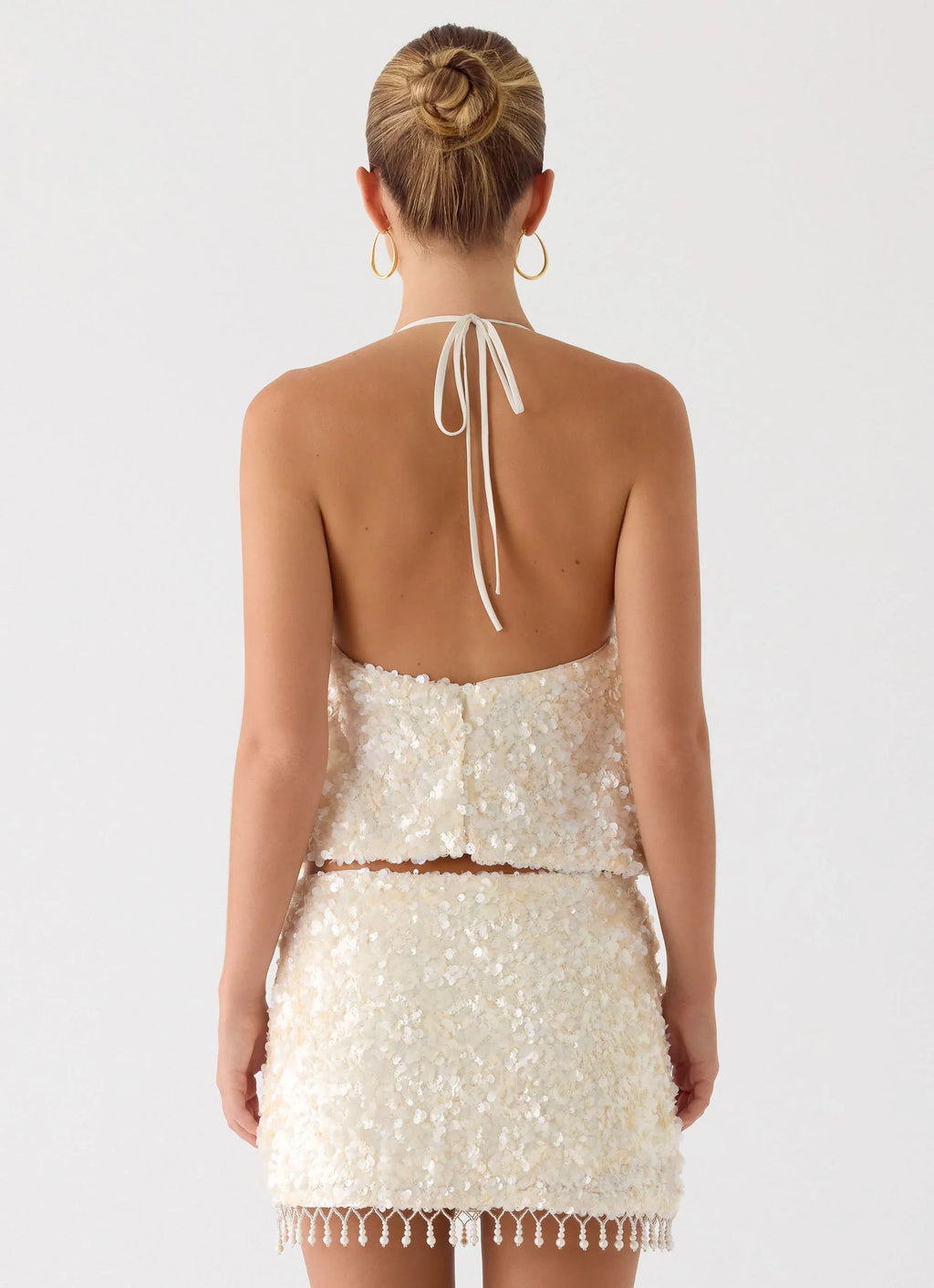 Moonlight Muse Mini Skirt - Ivory