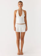 Illuminate Mini Skort - White