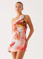 Kia Mini Dress - Peach Rose