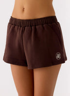 Signature Low Rise Sweatshorts - Chocolate