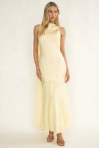 Veyla Shoulder Sash Maxi Dress Butter