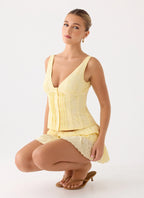 Aberley Top - Yellow