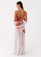 Loire Maxi Dress - Peach Rose