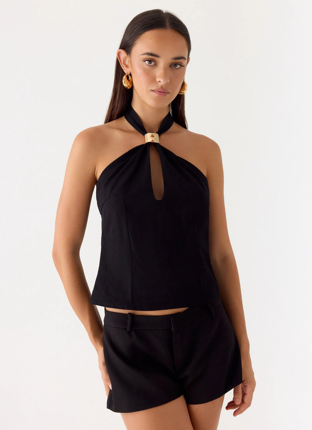 Odetta Halter Top - Black