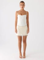 Ania Corset Top - Ivory