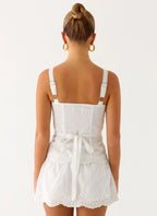 Addictive Mini Skort - White