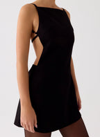 Play With Fire Mini Dress - Black