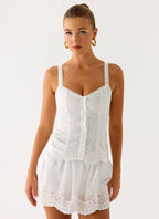 Addictive Mini Skort - White