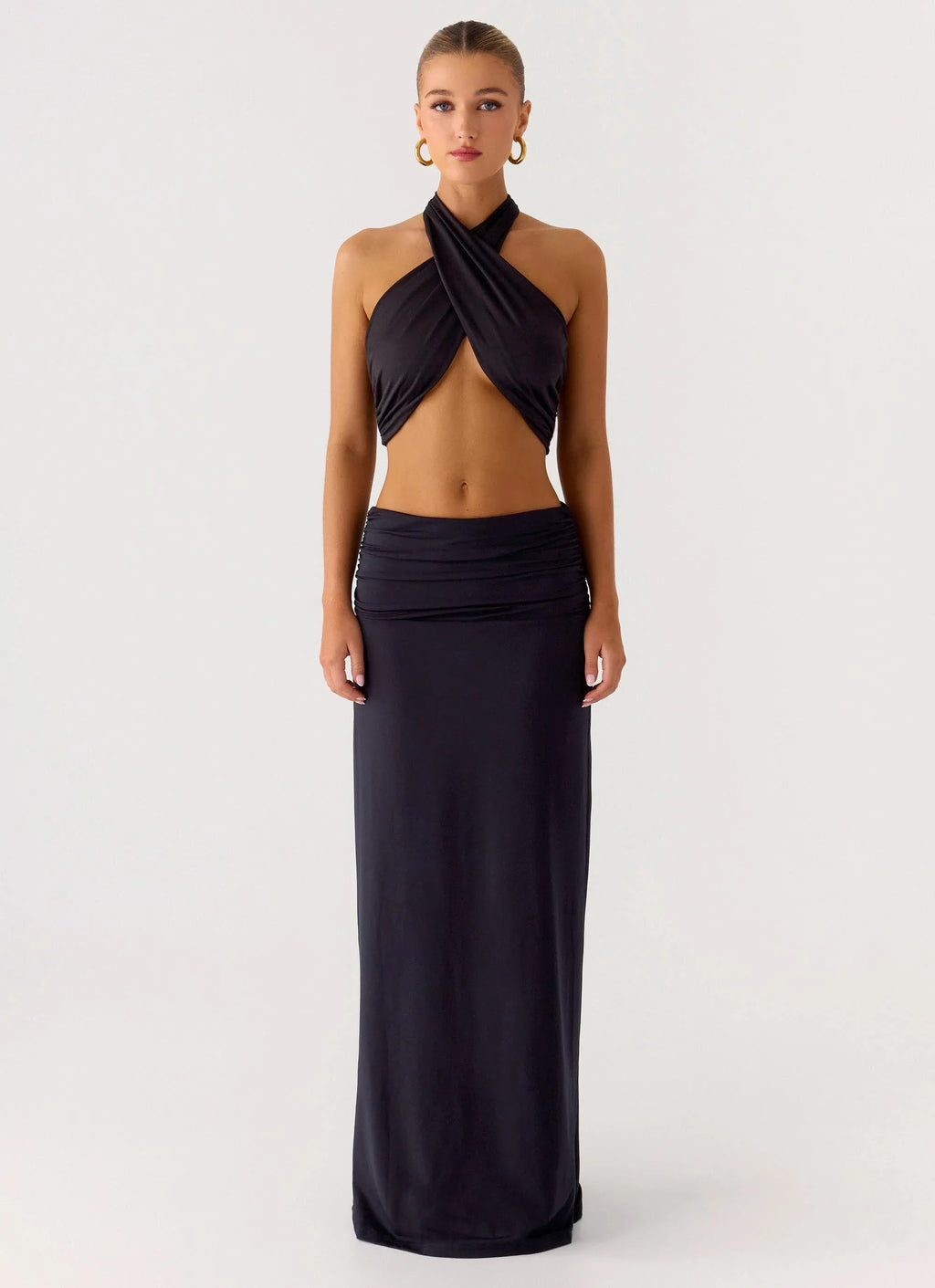 Elisabetta Maxi Skirt - Black
