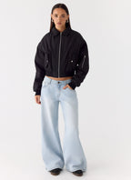 Jameson Bomber Jacket - Black