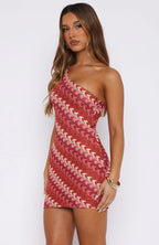 Go Loco Mini Dress Berry